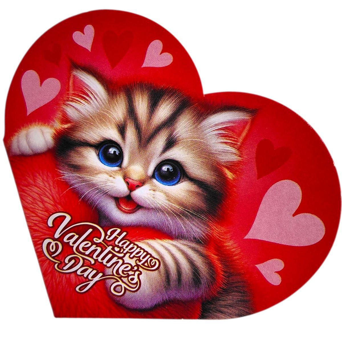 Листівка вітальна "Валентинка" 13,1х7,1 см (10 штук)  фото 1