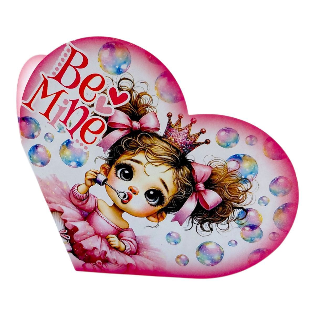 Листівка вітальна "Валентинка" 15,1х8,2 см  фото 1