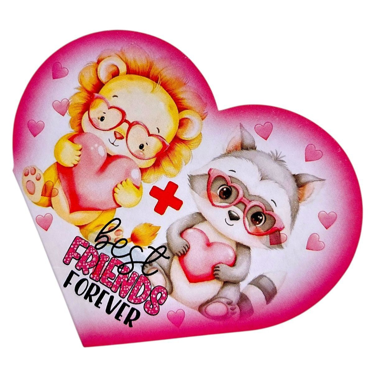 Листівка вітальна "Валентинка" 15,1х8,2 см  фото 1