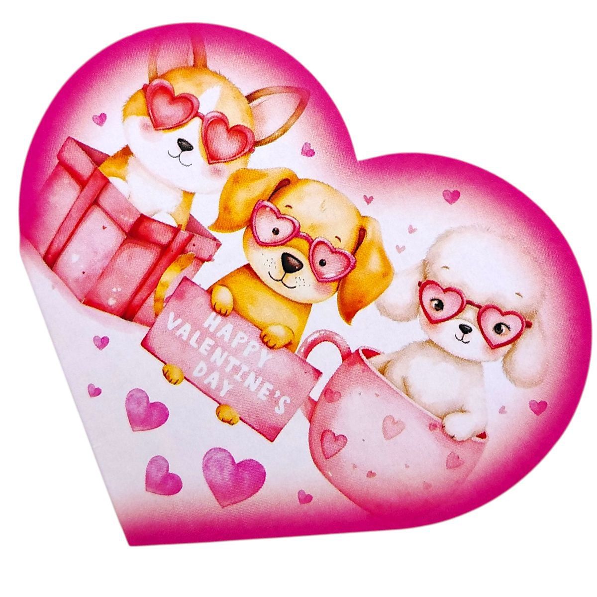 Листівка вітальна "Валентинка" 15,1х8,2 см  фото 1