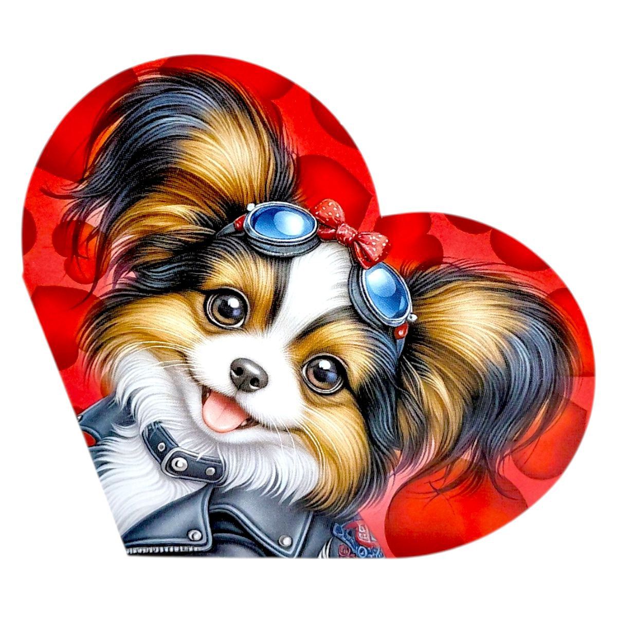 Листівка вітальна "Валентинка" 15,1х8,2 см  фото 1