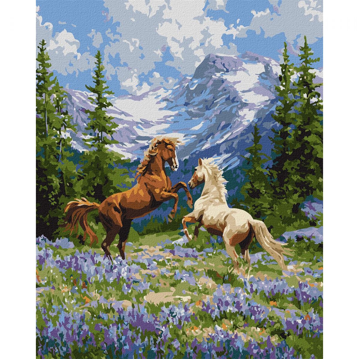 Картина по номерам "Свободная пара в лесу" 40х50см  фото 1