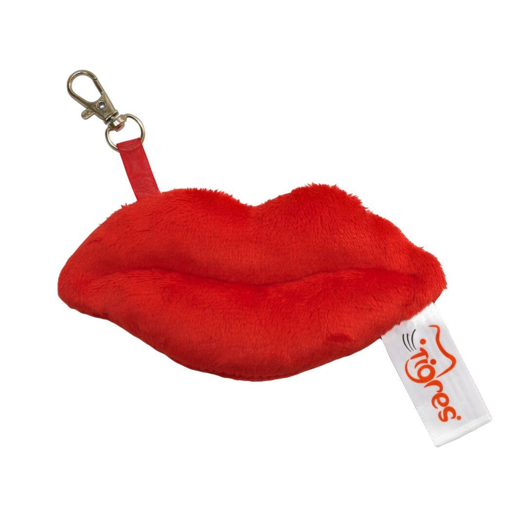 Брелок "Губы" красные, 12 см  фото 1
