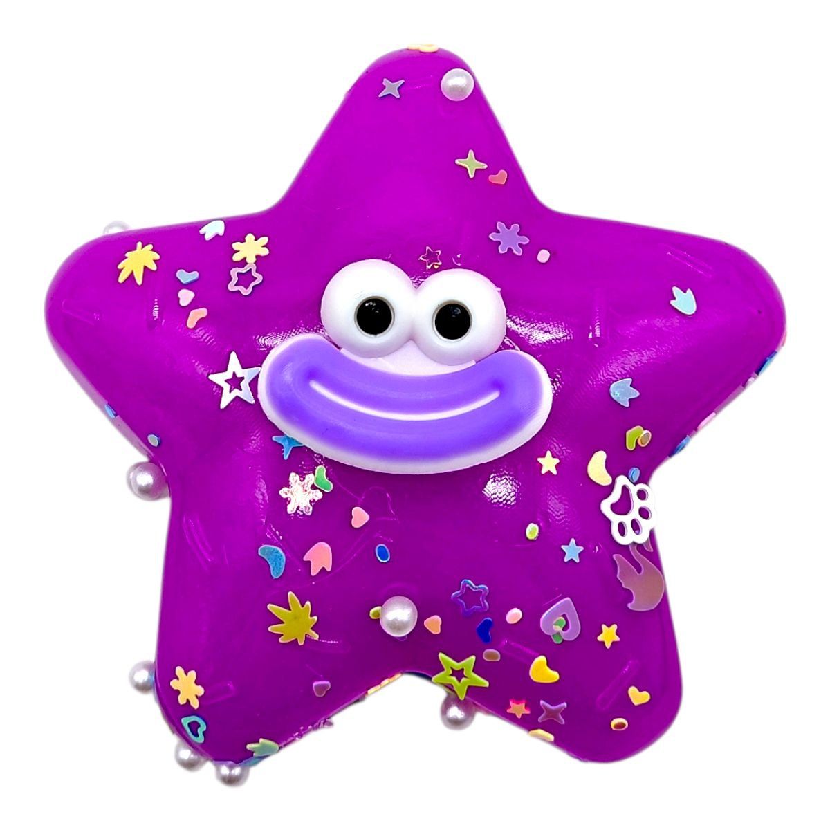 Игрушка антистресс (таба) "Звездочка" 9 см (ФИОЛЕТОВАЯ)  фото 1