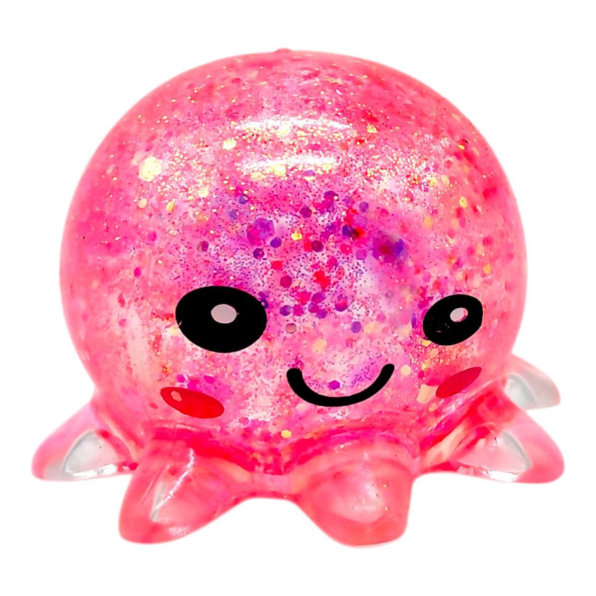 Антистресс жвачка-тянучка Осьминог 5,5 см (РОЗОВЫЙ)  фото 1
