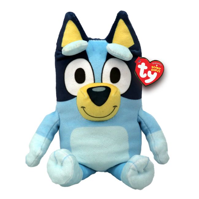Дитяча іграшка м’яконабивна TY BLUEY блакитне цуценя "Блуї" 15 см  фото 1
