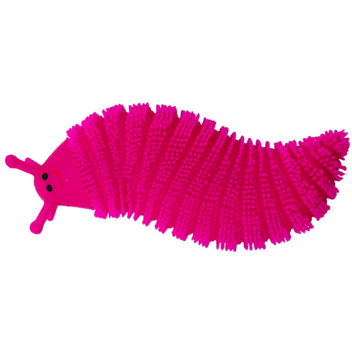 Световой силиконовый ежик Улитка 14 см (РОЗОВЫЙ)  фото 1
