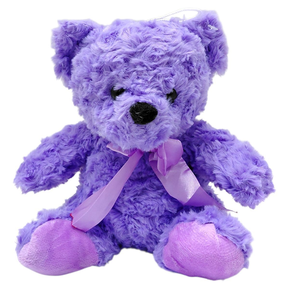 МЯГКАЯ ИГРУШКА ЦВЕТНОЙ МИШКА 20 СМ (ФИОЛЕТОВЫЙ)  фото 1