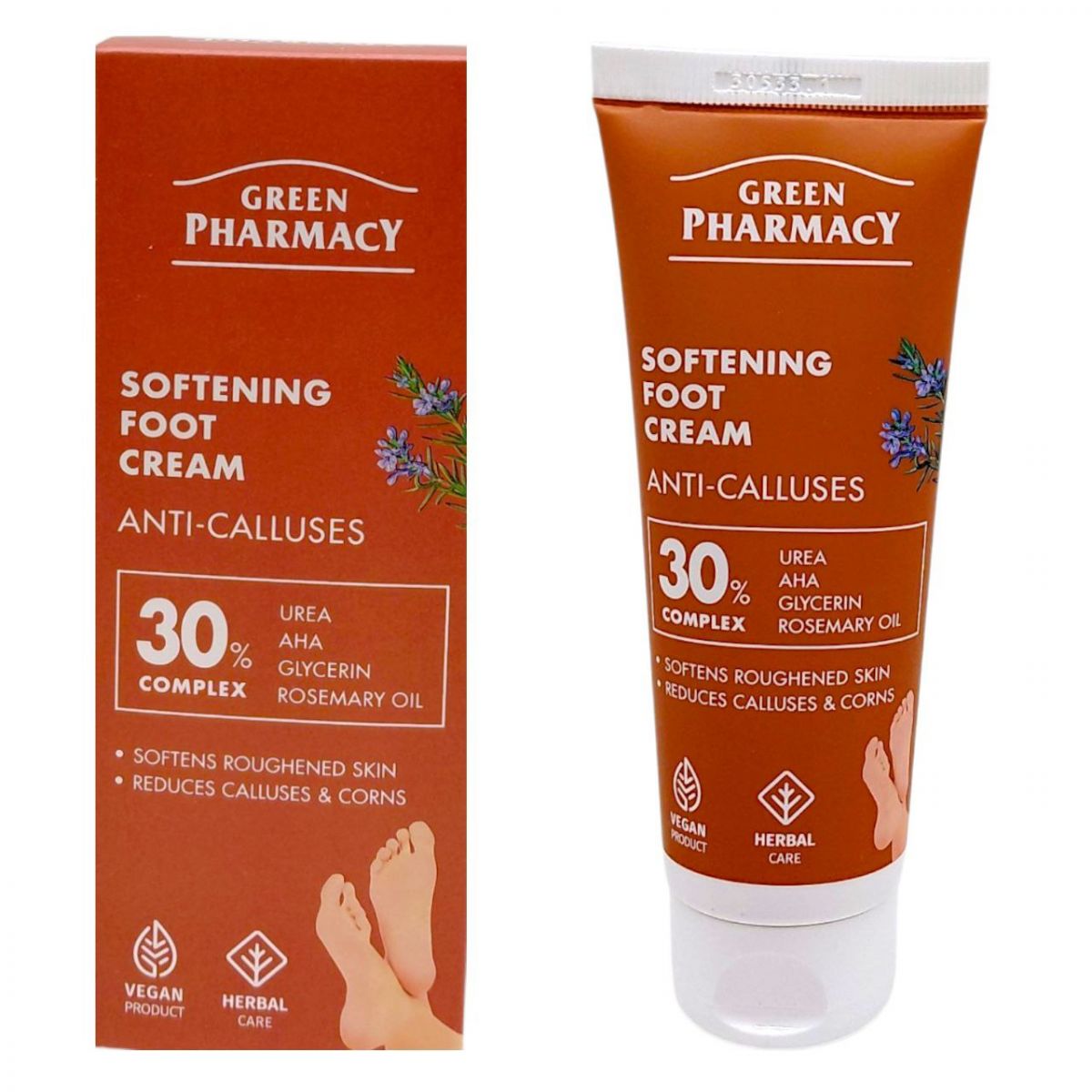 Крем-гель для ніг "Green Pharmacy" 75 мл, розмʼякшуючий  фото 1