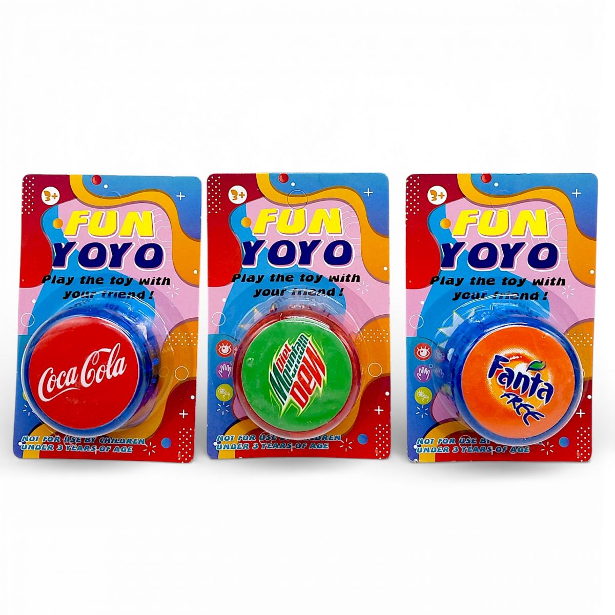 Игрушка "Йо-йо" микс видов в ассортименте, с подсветкой (9*3*14см)  фото 1