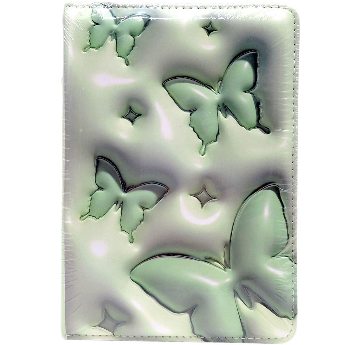 Блокнот 3D. Метелики, ФОРМАТ А5 (ЗЕЛЕНИЙ)  фото 1