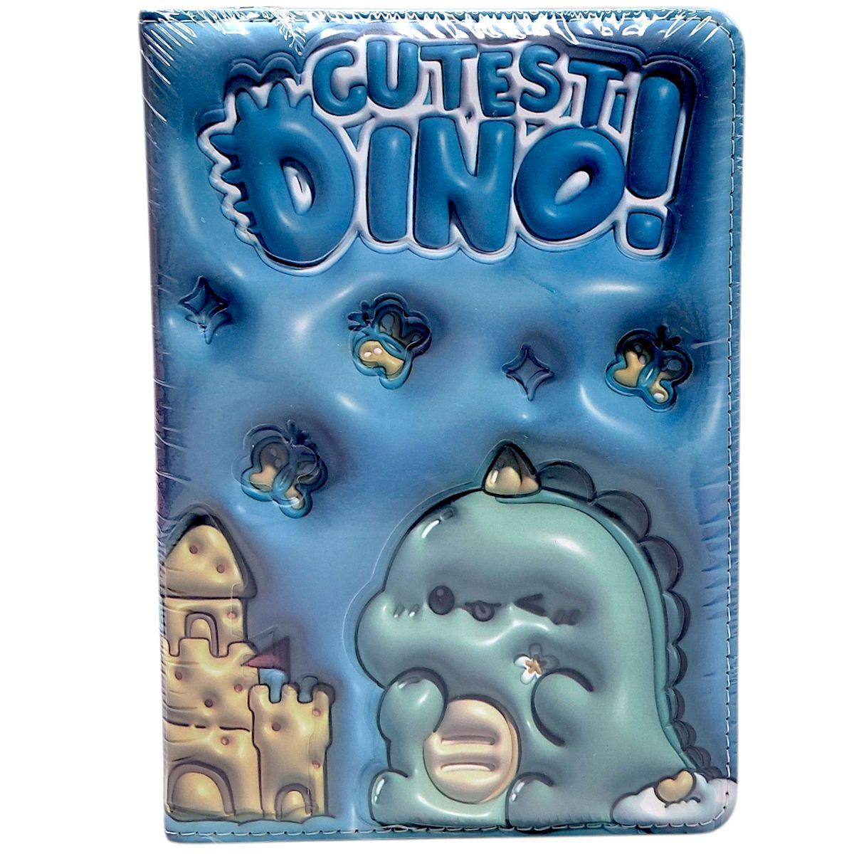 Блокнот 3D. Діно, ФОРМАТ А5 (СИНІЙ)  фото 1