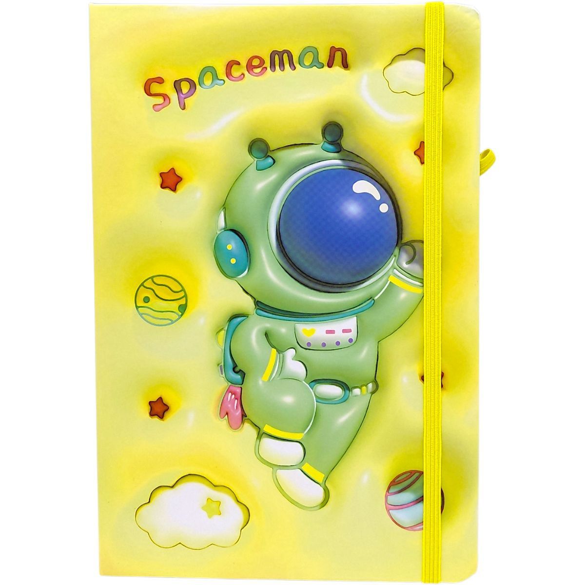 Блокнот "SPACEMAN" тверда обкладинка, А5 (ЖОВТИЙ)  фото 1