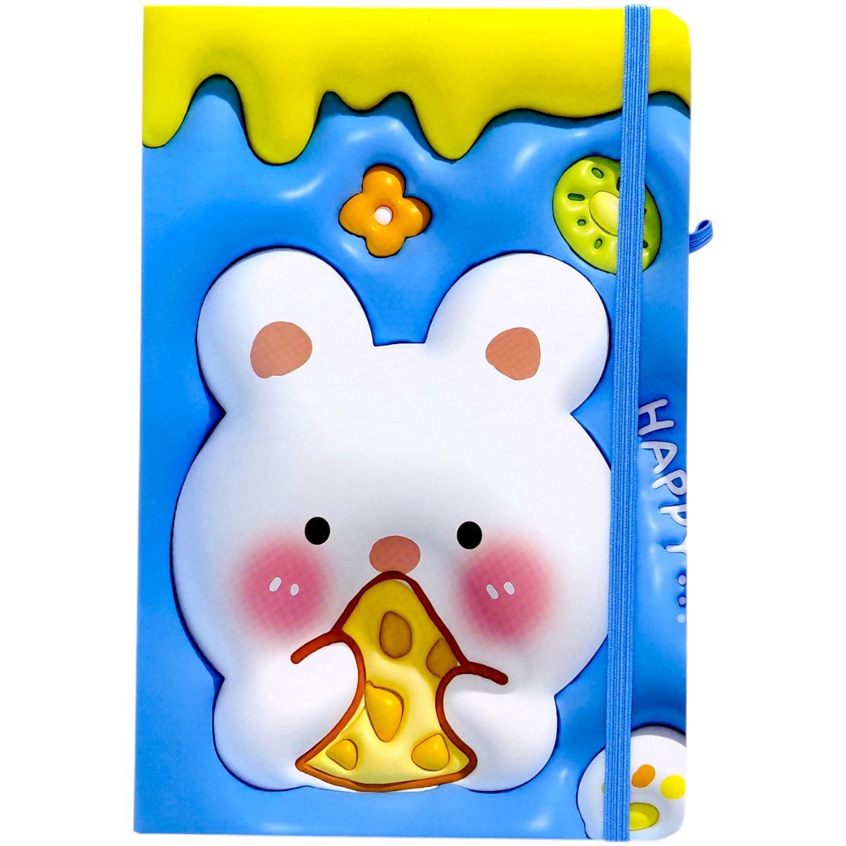 Блокнот "Кролик" тверда обкладинка, А5 (БЛАКИТНИЙ)  фото 1