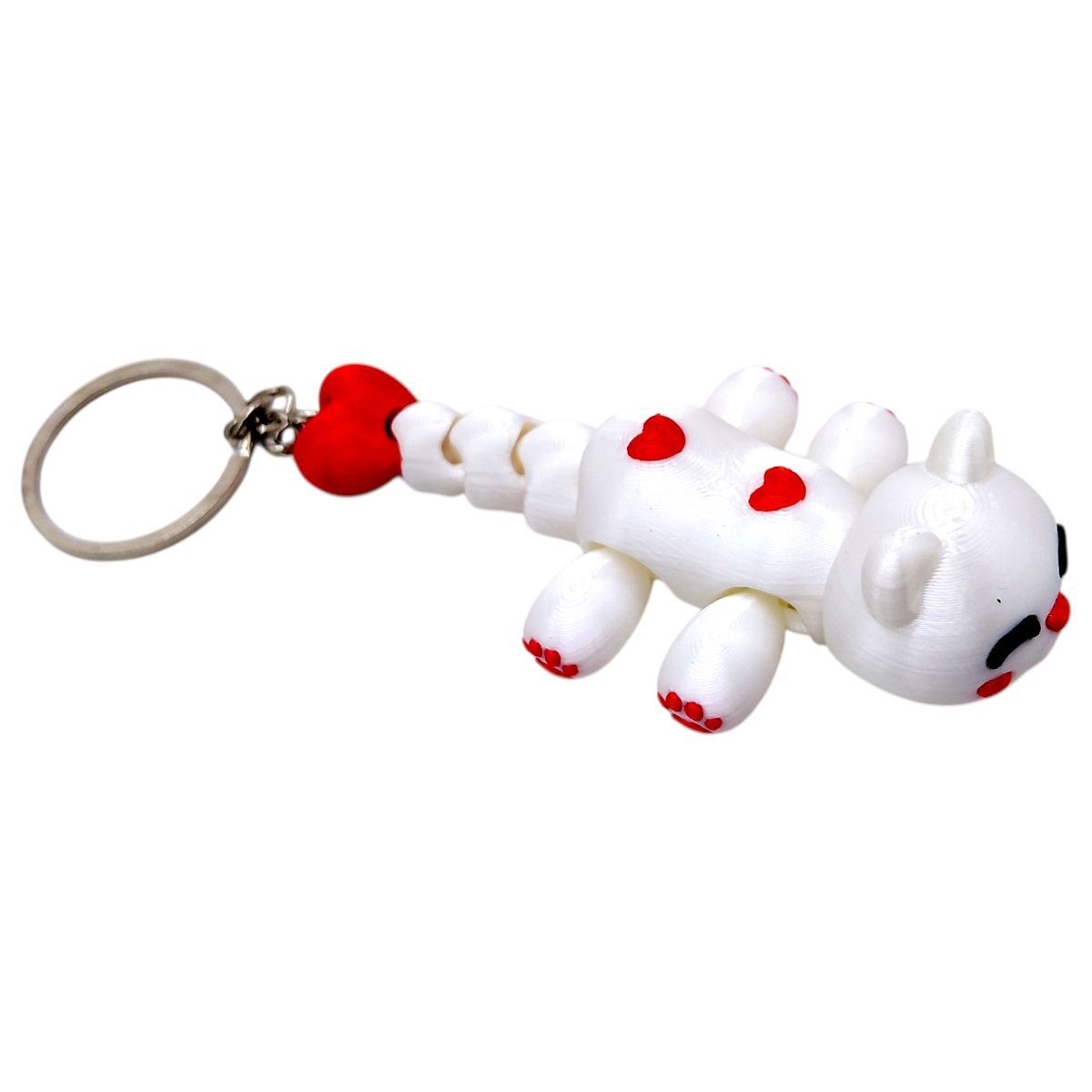 Брелок 3d друк "Valentines Cat"  фото 1