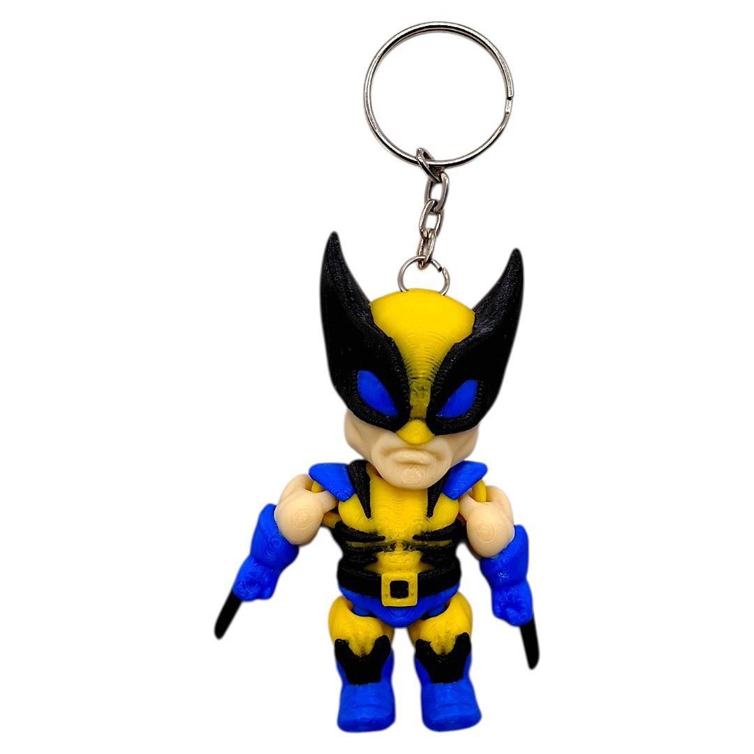 Брелок 3d друк "MARVEL: Россомаха"  фото 1