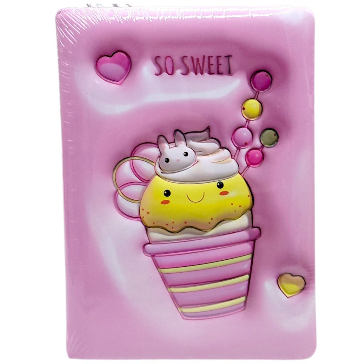 Блокнот 3D Тістечко (БЛІДО-РОЖЕВИЙ)  фото 1