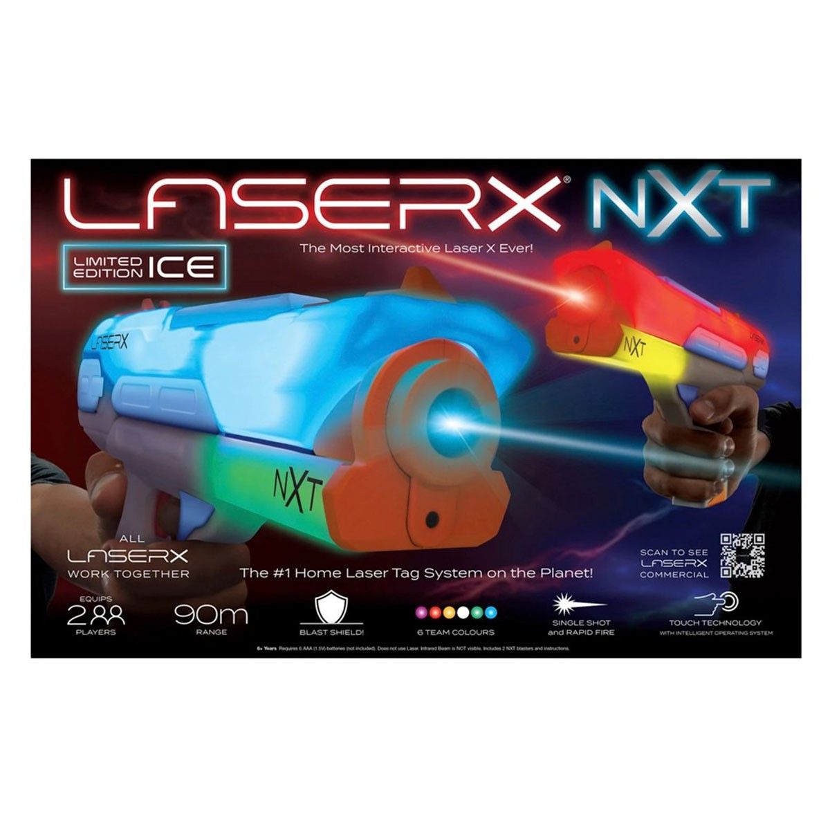 Ігровий набір для лазерних боїв - Laser X NXT для двох гравців  фото 1
