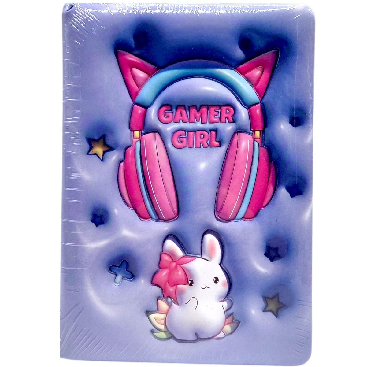 Блокнот 3D Зайчик, формат а5 (СИНІЙ)  фото 1