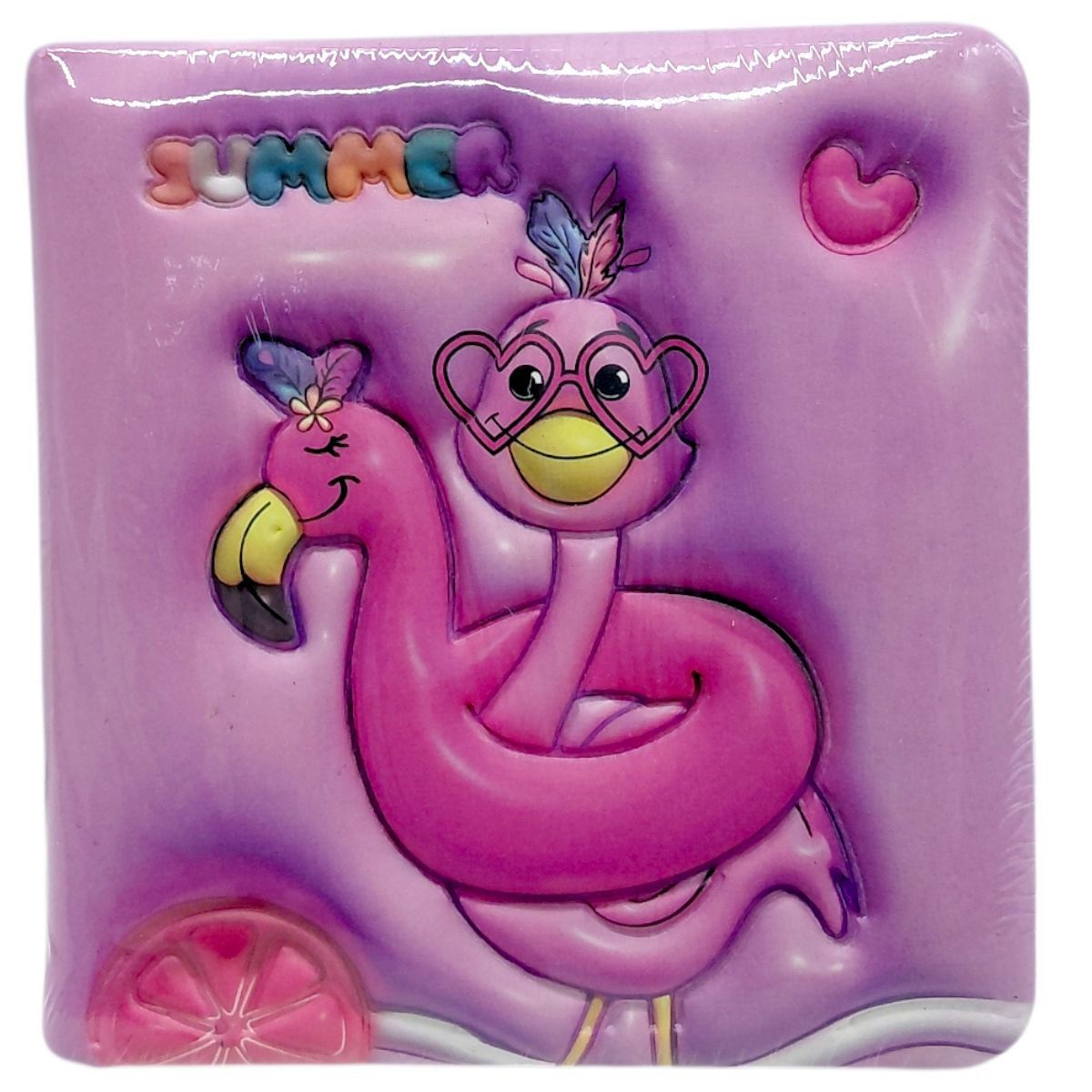 Блокнот 3D 10Х9,5 см "Лама" (РОЖЕВИЙ)  фото 1