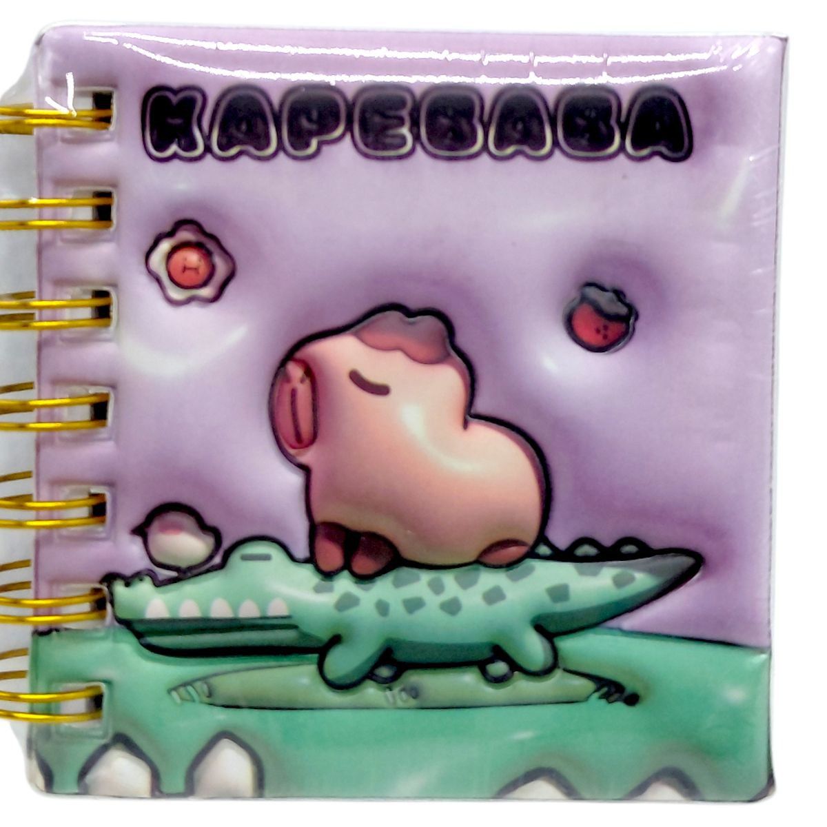 Блокнот 3D на пружині 10Х9,5 см "Капібара" (ВИД 2)  фото 1