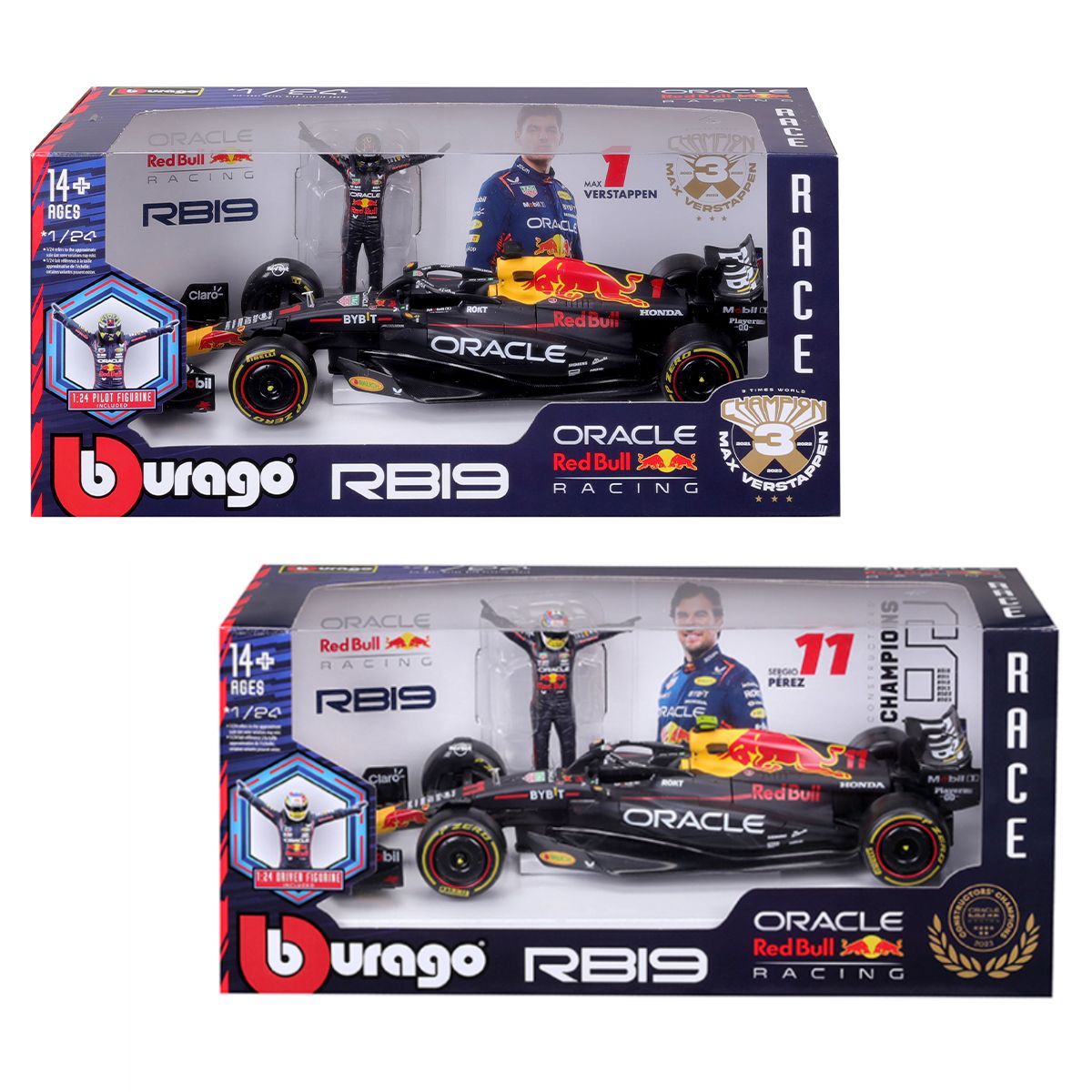 Автомодель з фігуркою - Red Bull Racing RB19 (1:24)  фото 1