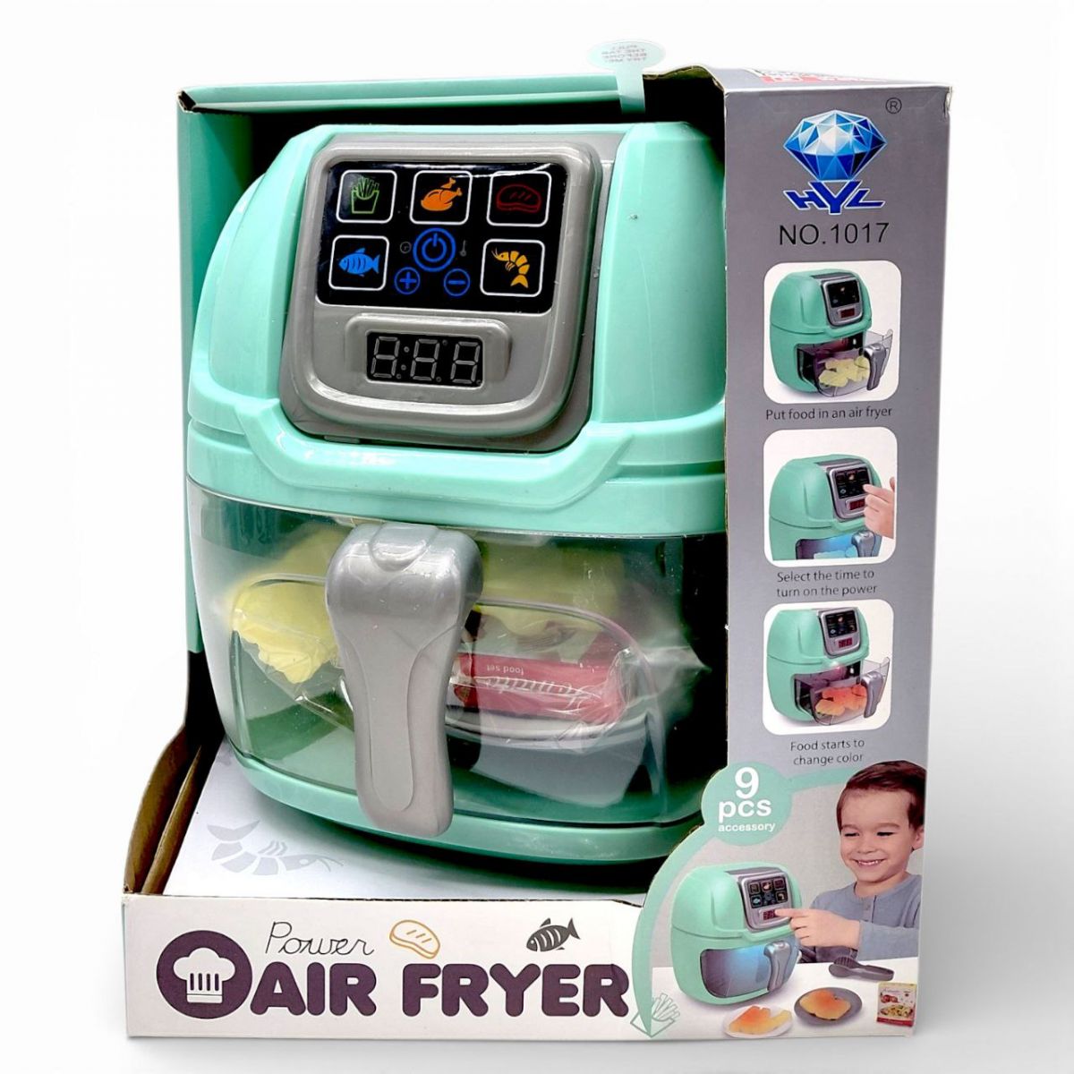 Аерогриль на батарейках, в коробці р. 22,5x18,5x17,5 см  фото 1