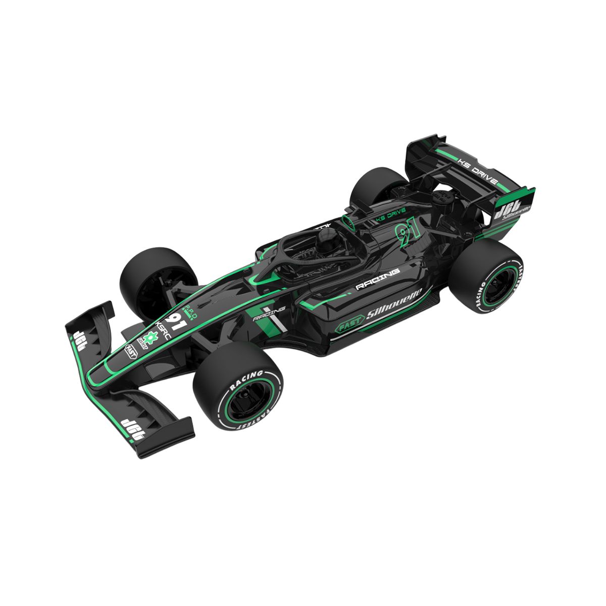 Автомобіль Spray Car на р/к – Racing (чорний, 1:20, вихлопна пара)  фото 1