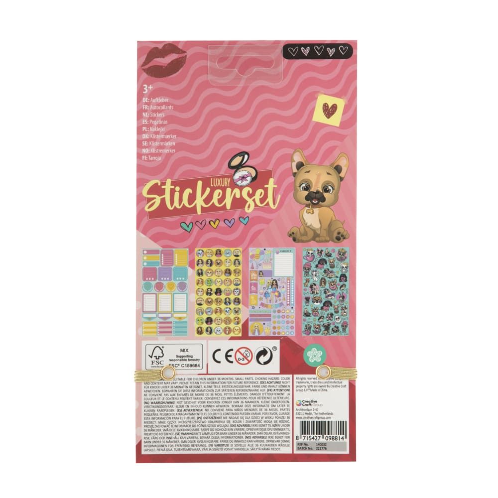 Besties Стікербук «Luxury» (20 аркушів)/Бестіс Стікербук «Лакшері» (20 аркушів) арт.  961025  фото 1