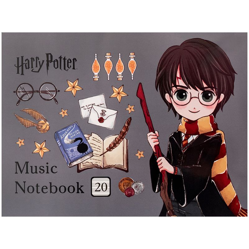 Зошит для нот А5, 20 л, HP  фото 1