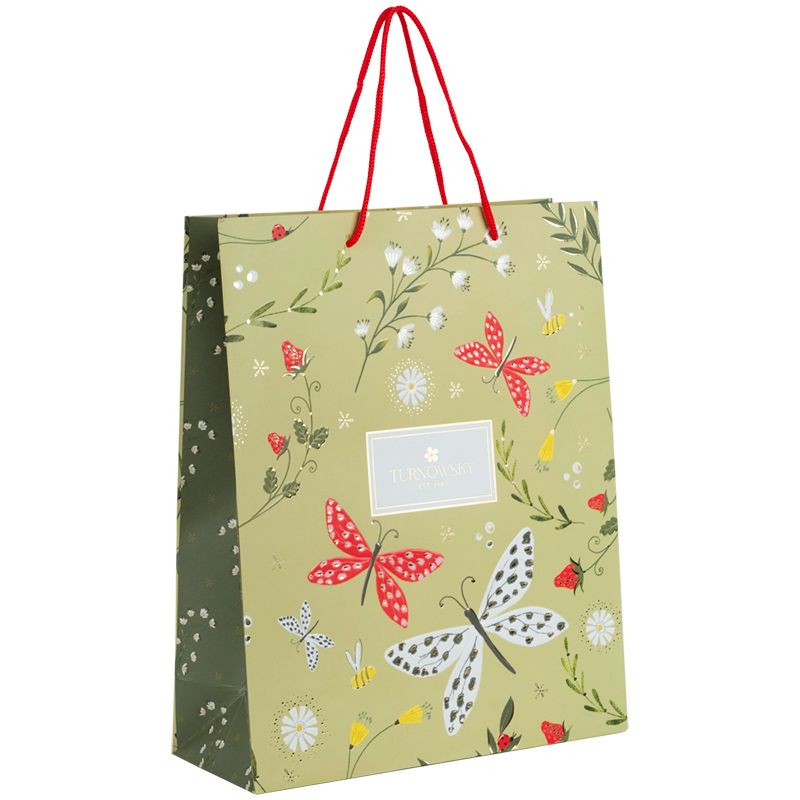 Пакет бумажный подарочный, 26х32см, TR, Secret Garden 2  фото 1
