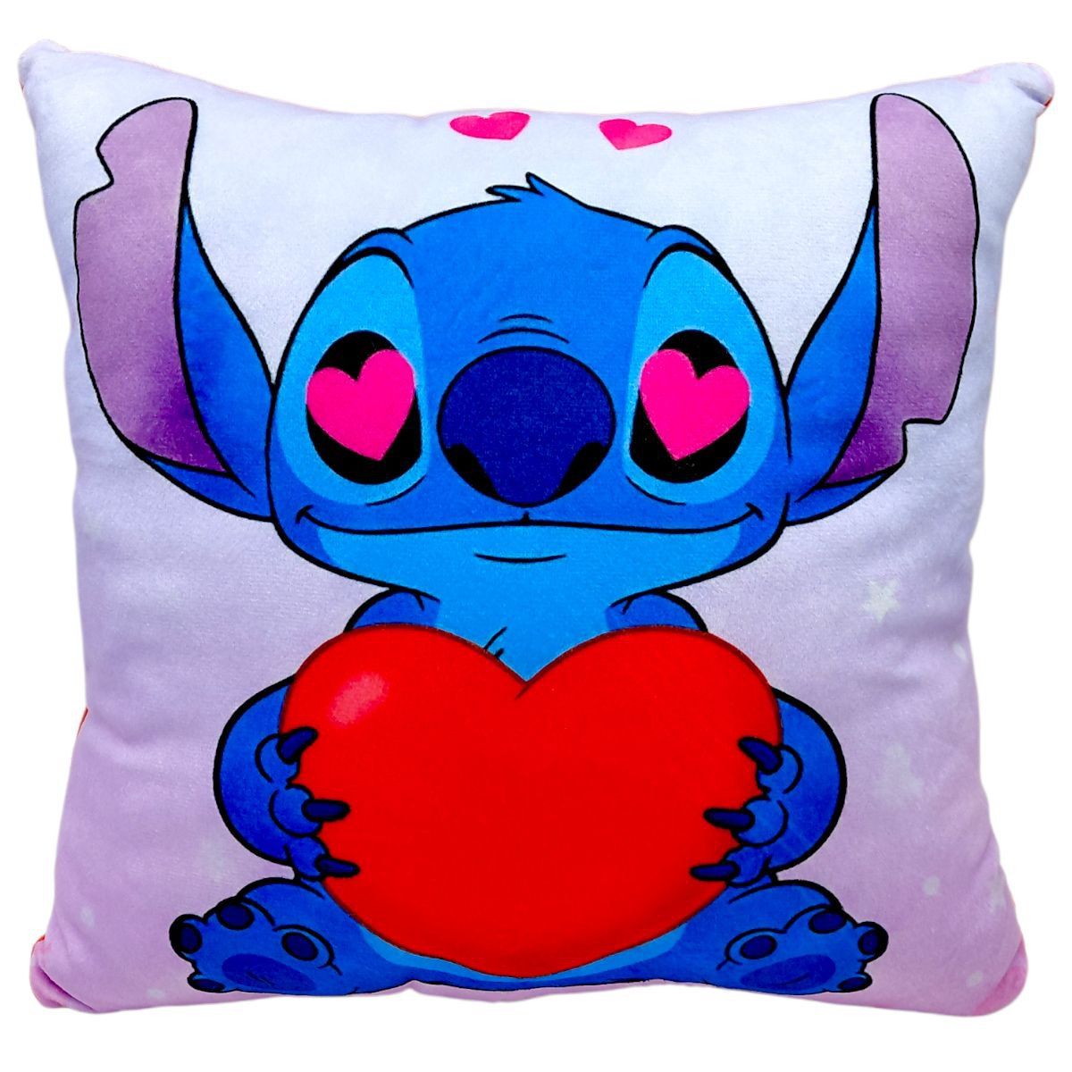 Подушка з принтом "Стіч" 30х30 см  фото 1