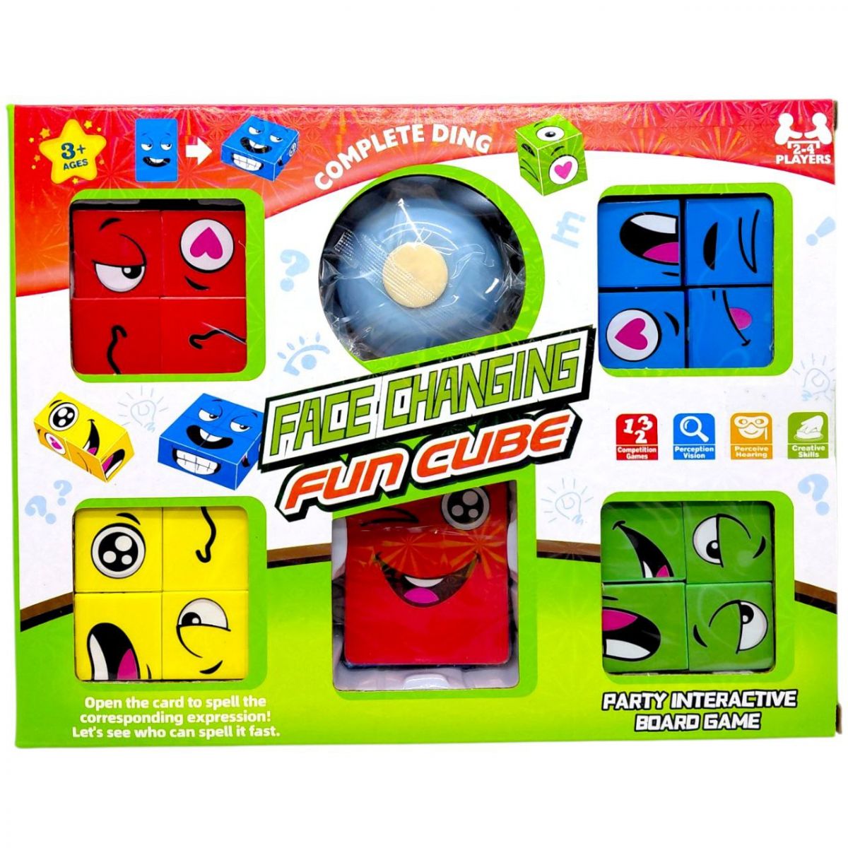 Настільна гра "Емоції.  Смайлики" (2-4 гравці)  фото 1