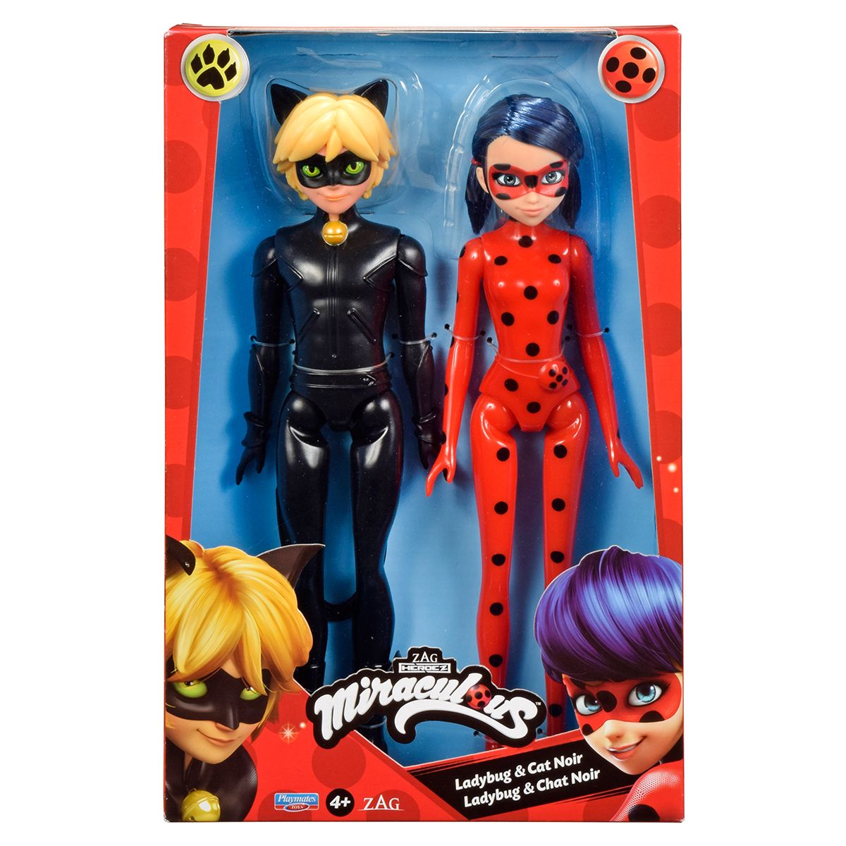 Набір ляльок Леді Баг і Супер-Кіт" серії "Basic" – Леді Баг і Супер-Кіт"  фото 1