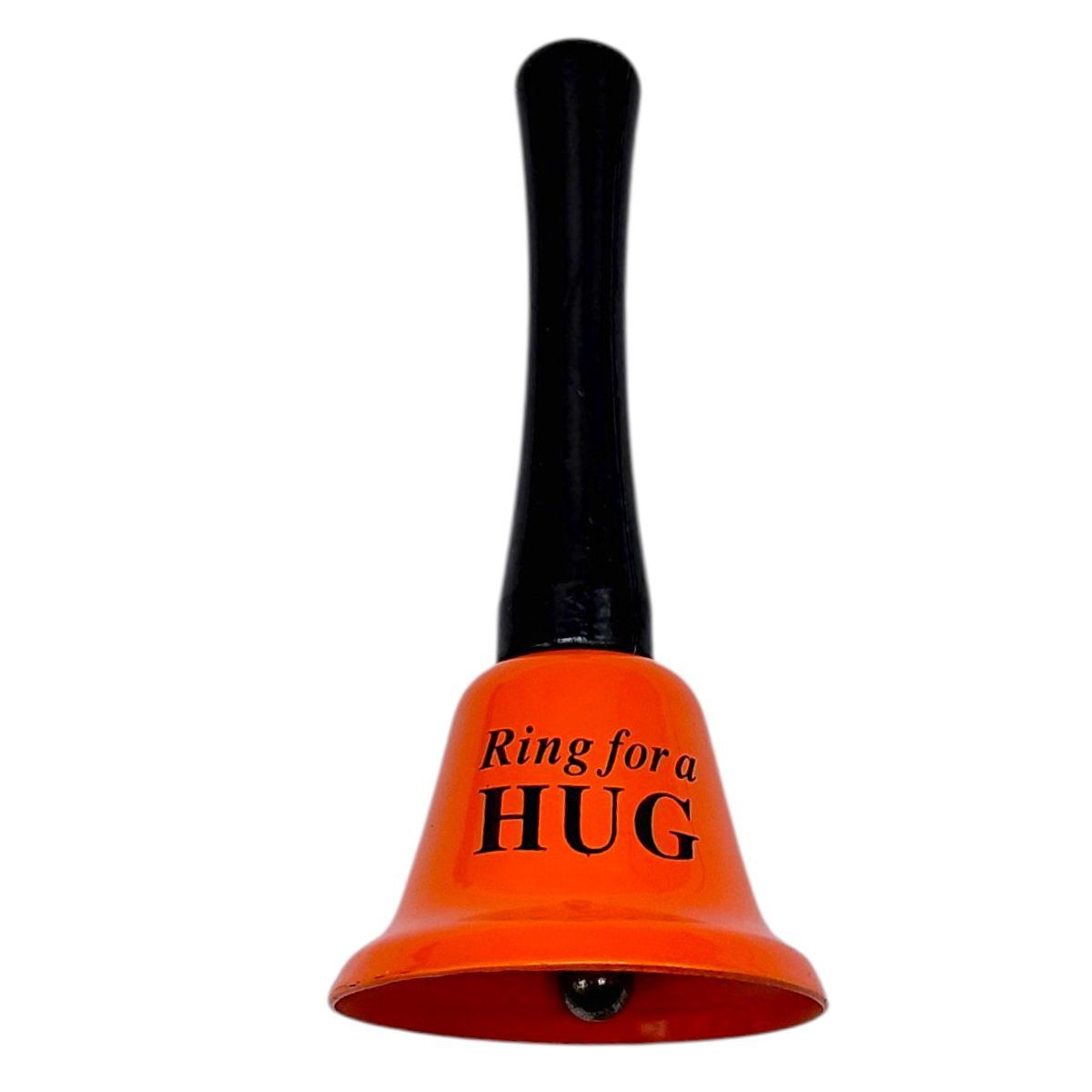 Дзвіночок довгий "HUG" 12,5 см (ПОМАРАНЧЕВИЙ)  фото 1