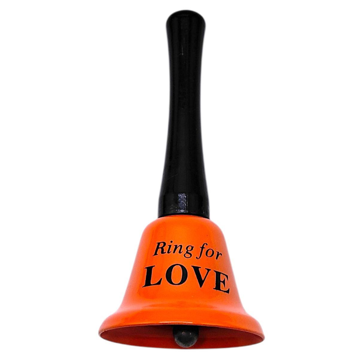 Дзвіночок довгий  "LOVE" 12,5 см (ПОМАРАНЧЕВИЙ)  фото 1