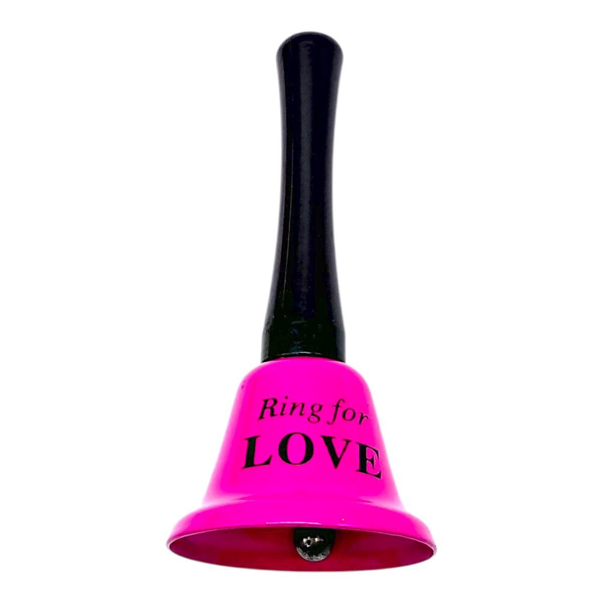 Колокольчик длинный "LOVE" 12,5 см (МАЛИНОВЫЙ)  фото 1