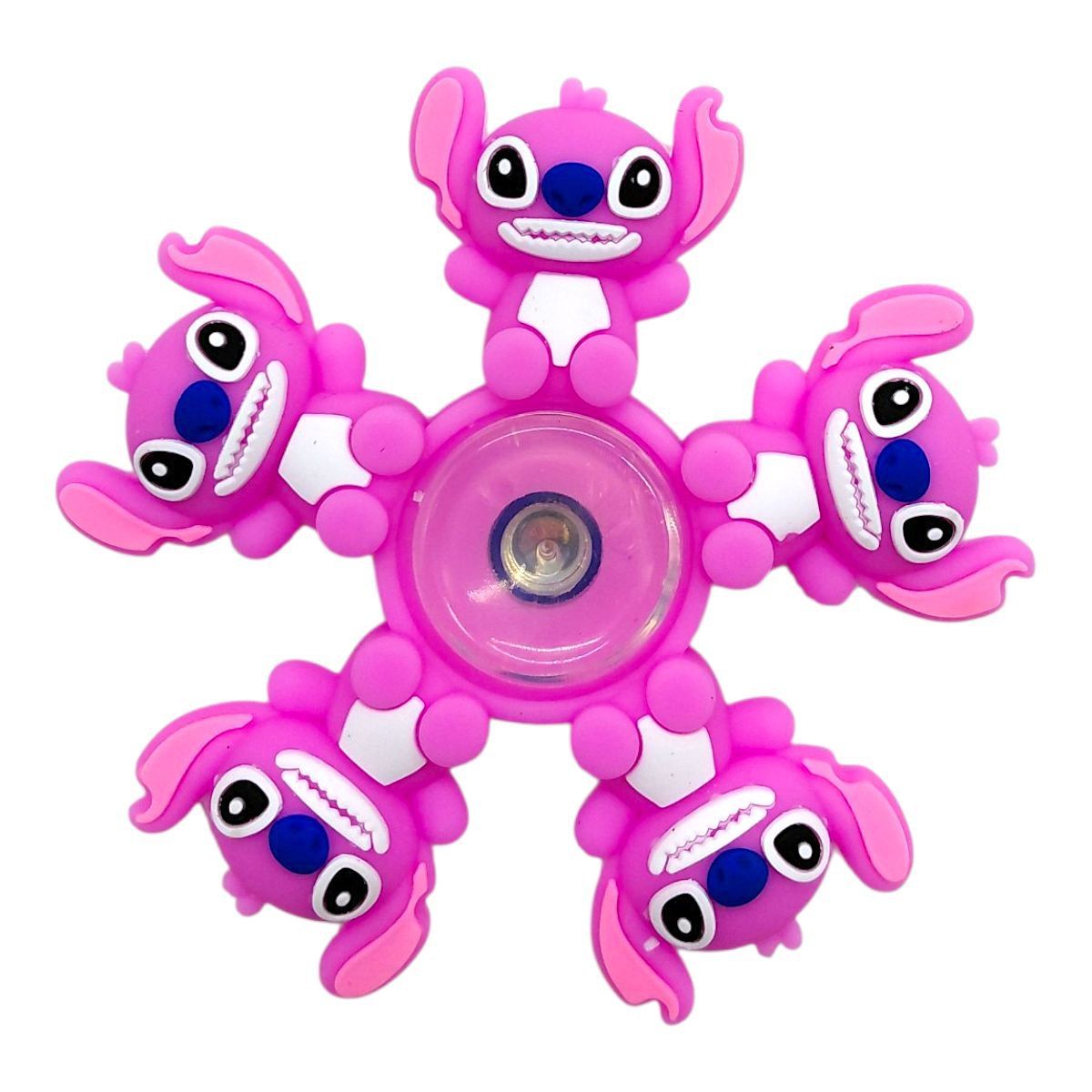 Спинер резиновый STITCH (МАЛИНОВЫЙ)  фото 1