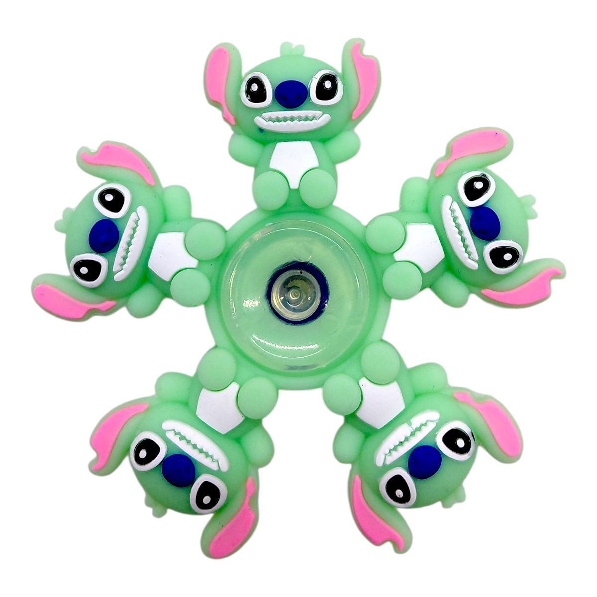 Спинер резиновый STITCH (БИРЮЗОВЫЙ)  фото 1