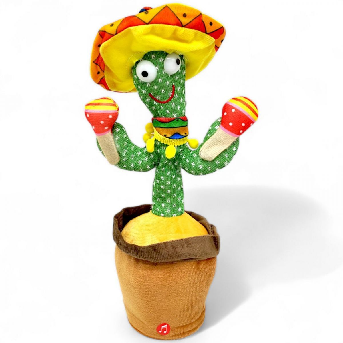 Уцінка.  Інтерактивна іграшка “Кактус” (українські та англійські пісні) Не працює, відсутня упаковка та зарядка  фото 1