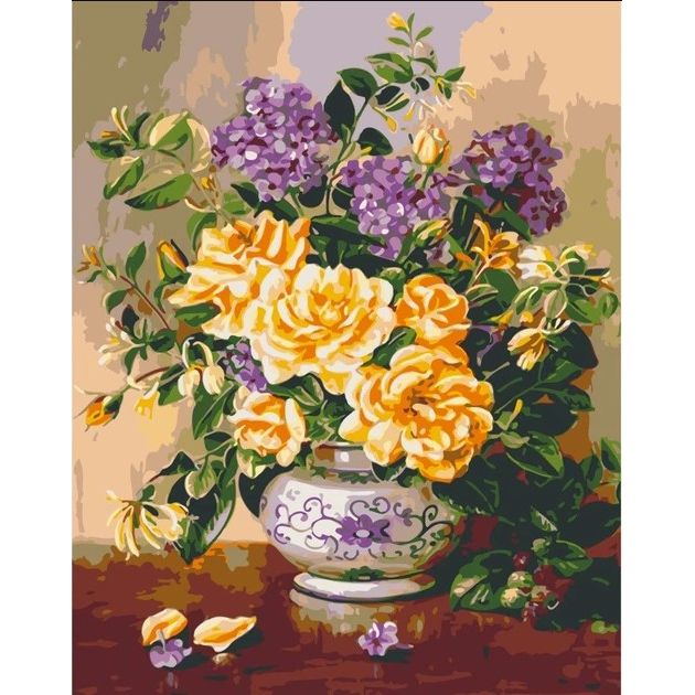 Картина за номерами "Літній букет" 40х50 см  фото 1