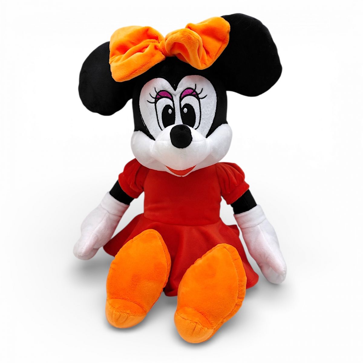 Мʼяка іграшка Міні Маус в сукні (ЧЕРВОНА), висота 53 см  фото 1