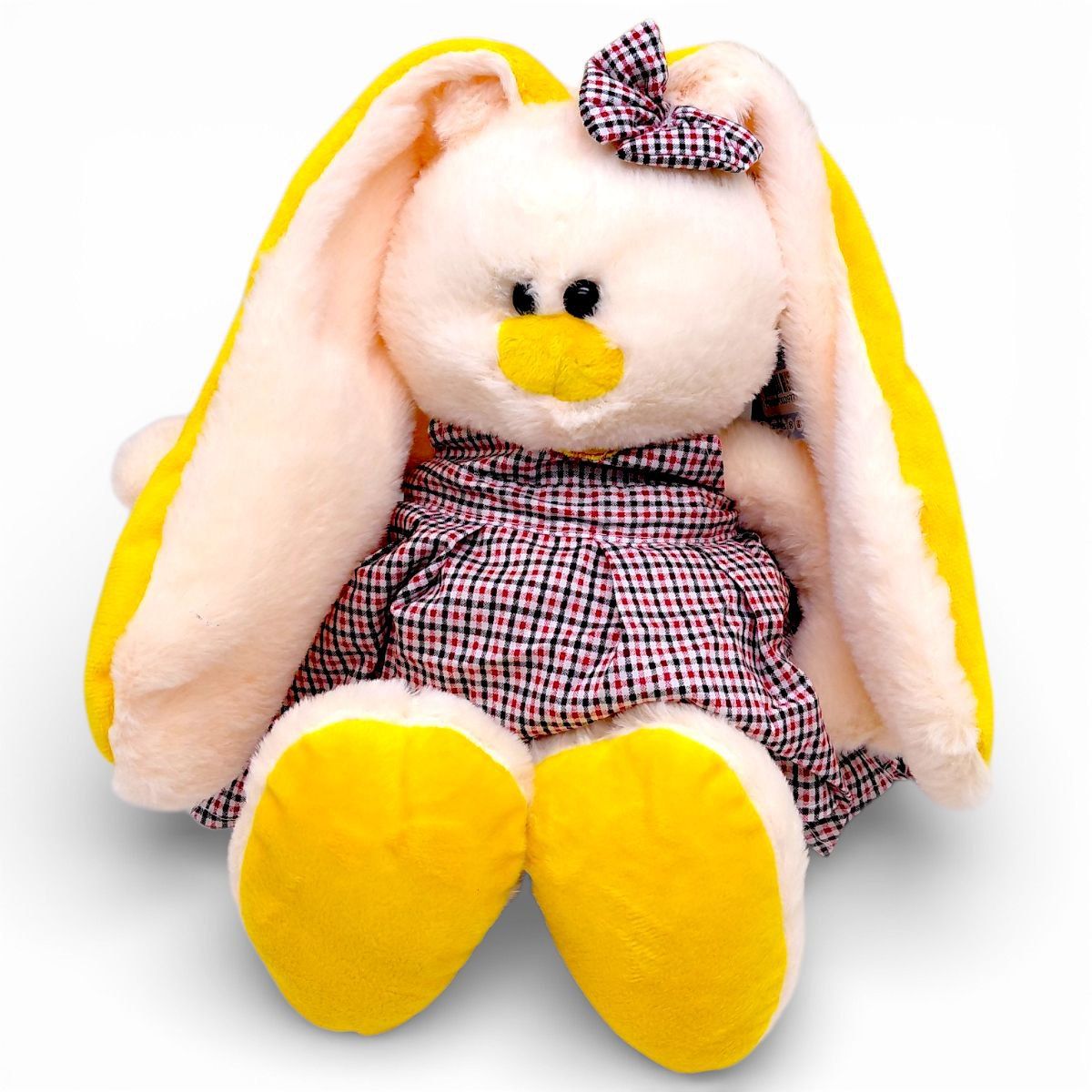 Мяка іграшка Зайка Соня 35 см (КРЕМОВА)  фото 1