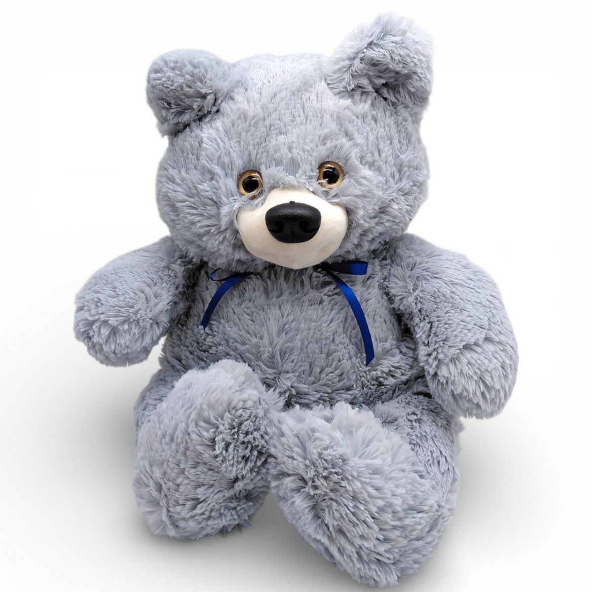 Мʼяка іграшка "Ведмедик", 50 см (Сірий)  фото 1