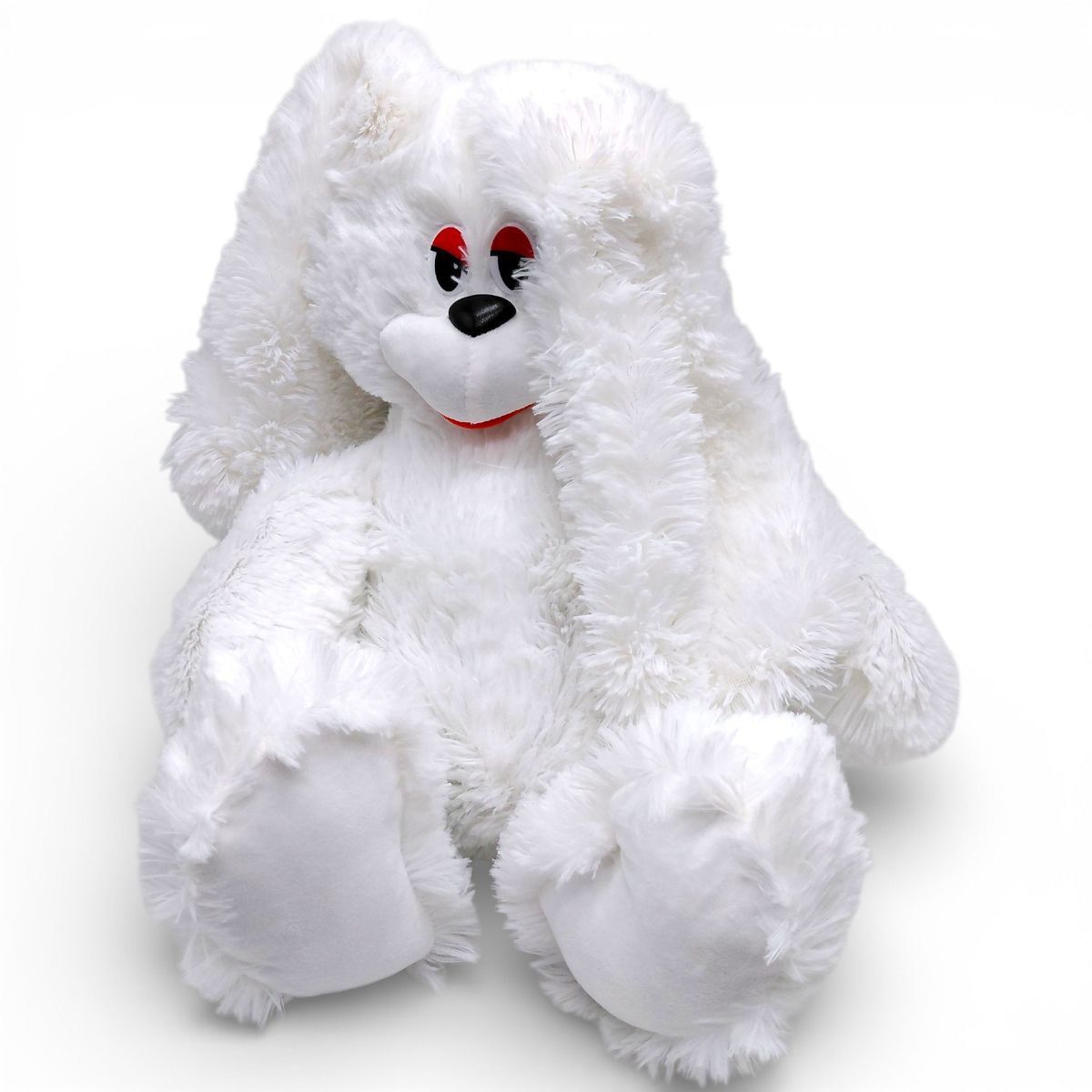 Мʼяка іграшка "Зайчик Сеня", 33 см, білий  фото 1