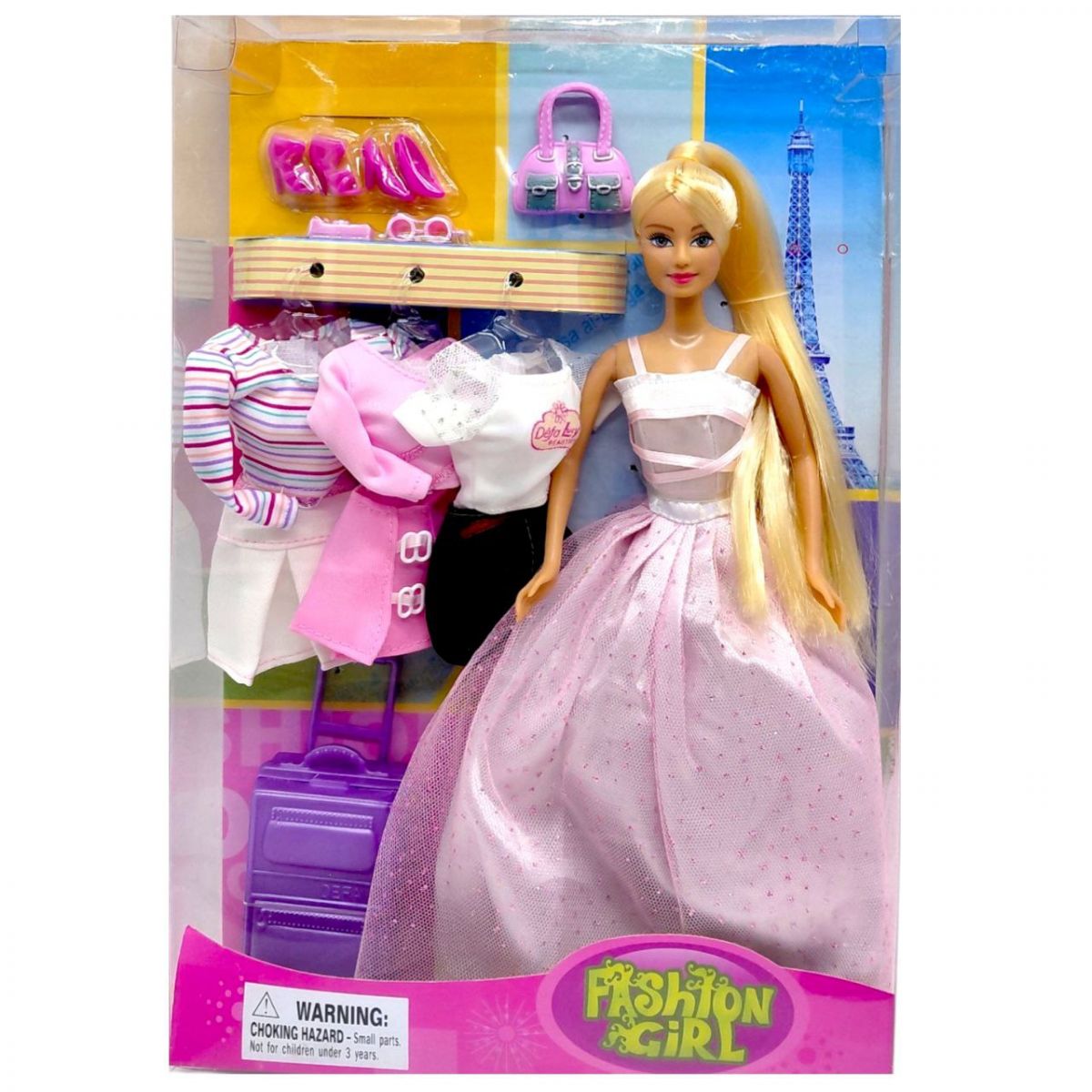 Лялька "Lucy" з аксесуарами, блідо-рожевий  фото 1