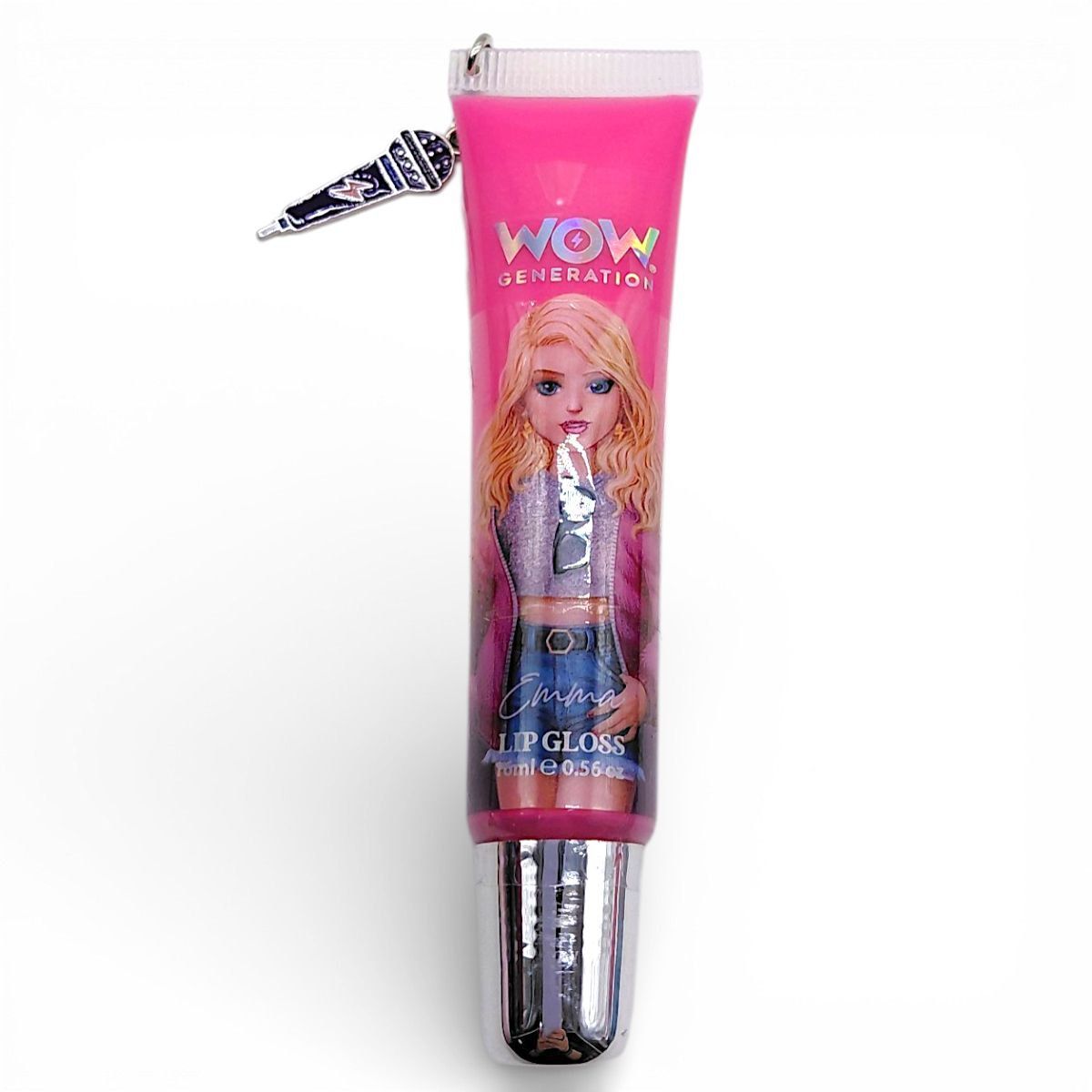 Блиск для губ із шармом "МІС" (МАЛИНОВИЙ)  фото 1