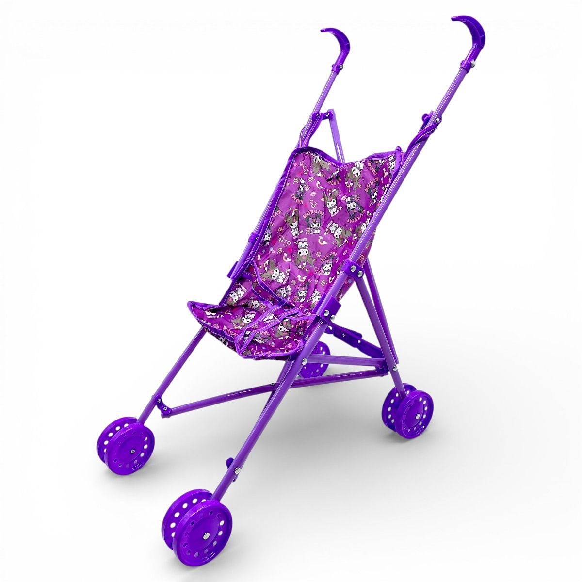 Візок для ляльок АНІМЕ ПЕРСОНАЖІ SANRIO (ФІОЛЕТОВИЙ)  фото 1