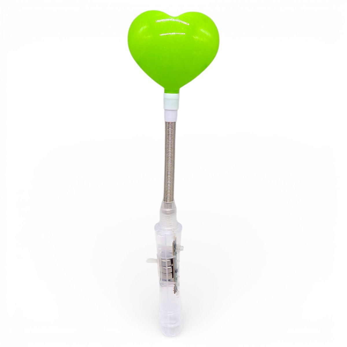 Іграшка зі світлом "Серце" 25,5 см (ЗЕЛЕНЕ)  фото 1