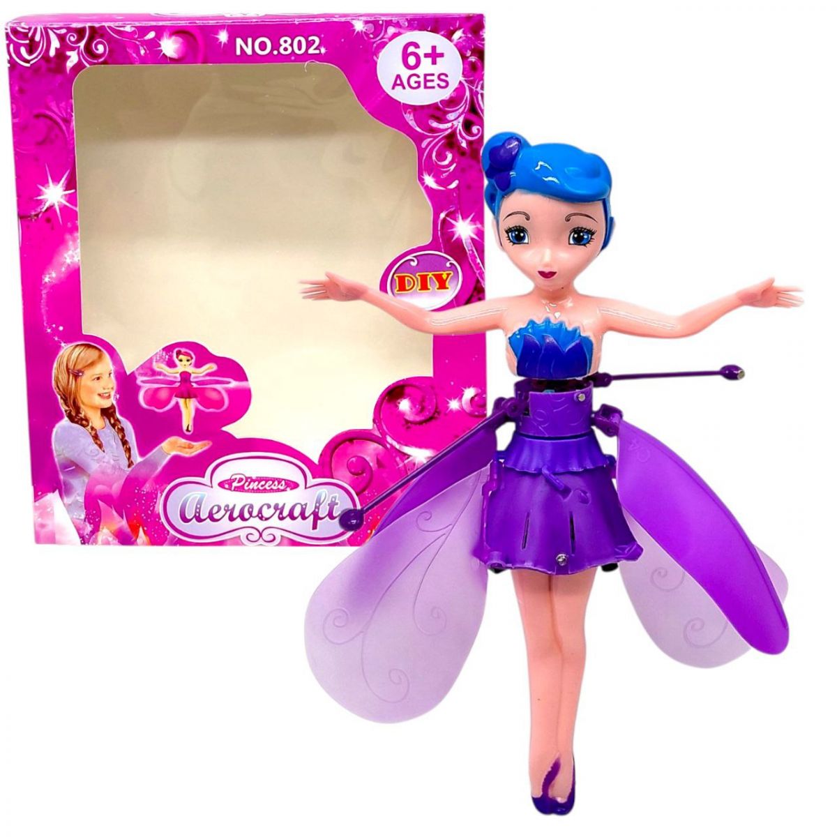 Запускалка літаюча фея (ФІОЛЕТОВА)  фото 1